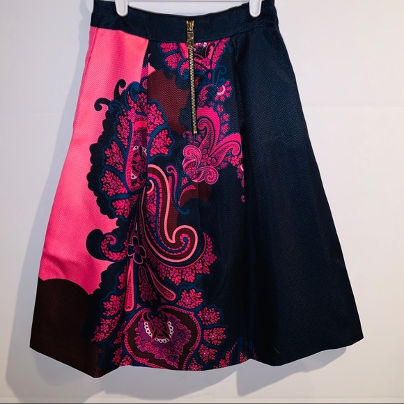 Ted Baker London Oriental Paisley Midi Skirt - Picture 5 of 8